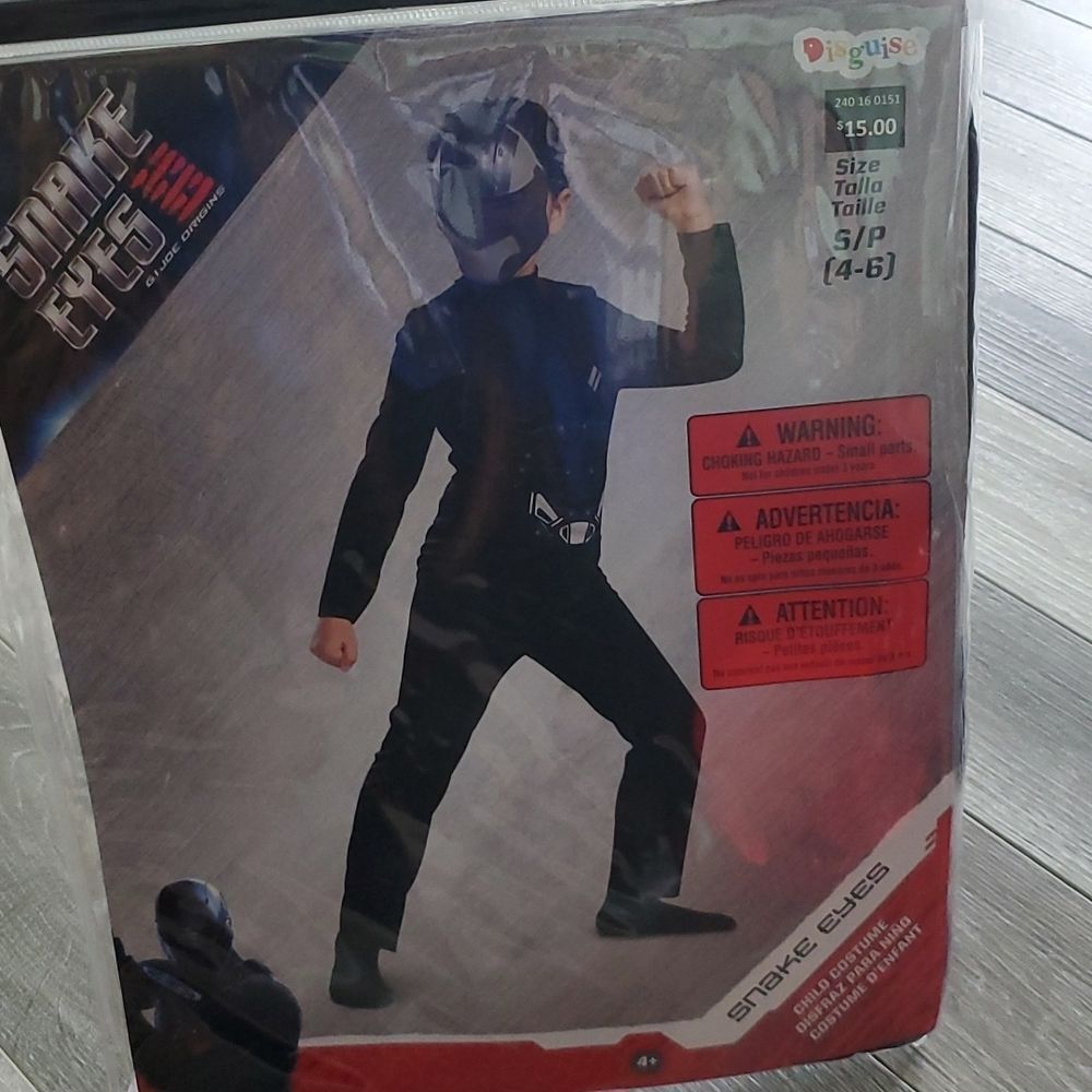 G.I. Joe Snake Eyes CHILD COSTUME